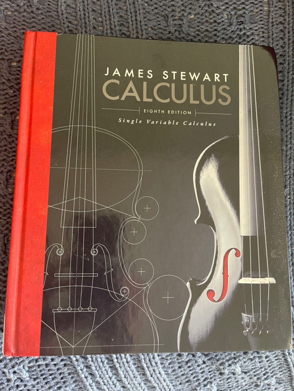James Stewart Single Variable Calculus - Eighth Edition (White & Red Accents)